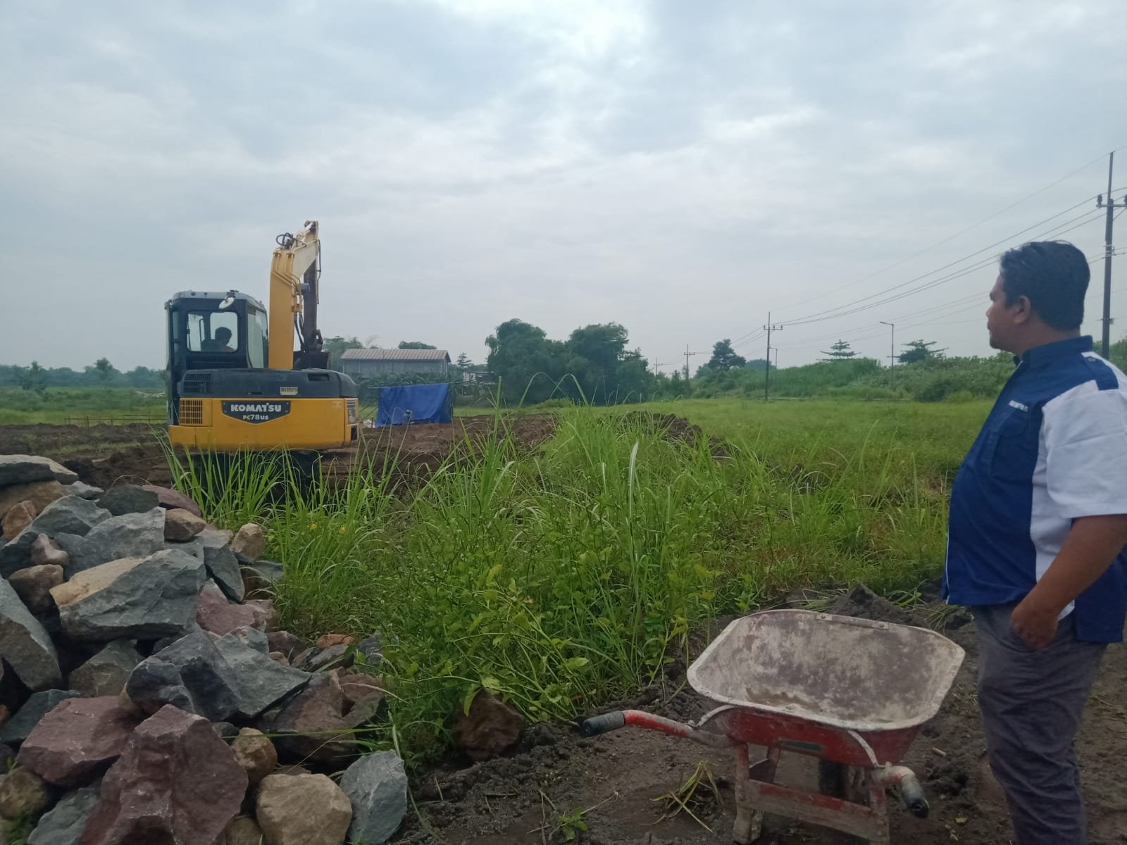 Wisata Dermaga Mojopahit Desa Tanjangrono Mulai Dibangun