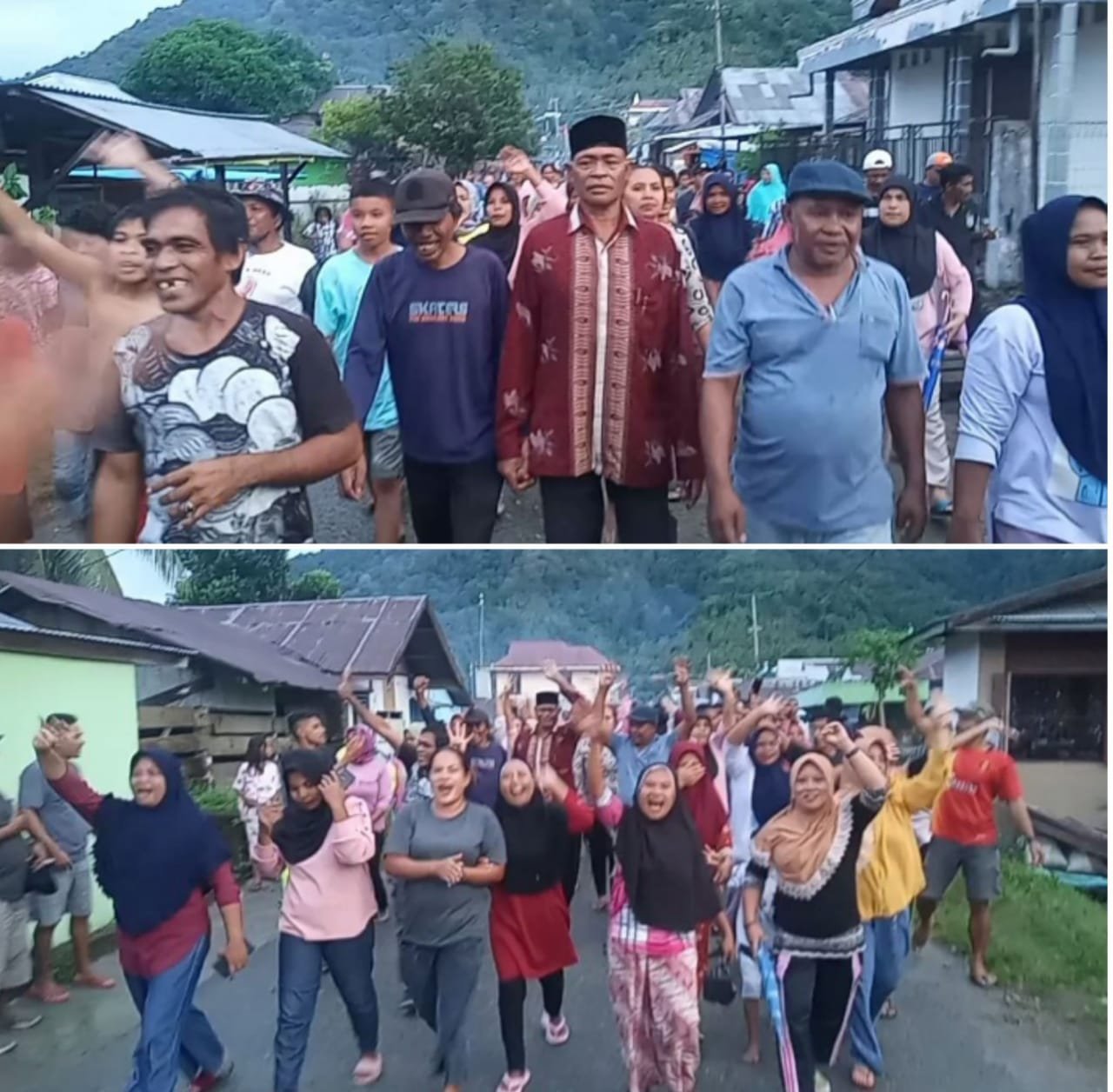 Incumbent Tumbang Selisih 261, Mantan TNI Koramil 1509-01/ Bacan Siap Bangun Babang