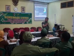 Koramil 0815/04 Puri Bekali Satlinmas Wasbang Bela Negara