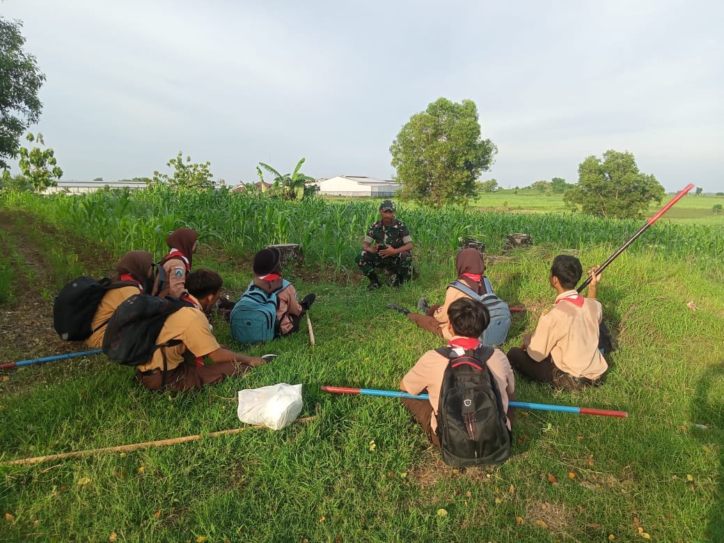 Koramil Dawarblandong Aktif Bina Saka Wira Kartika