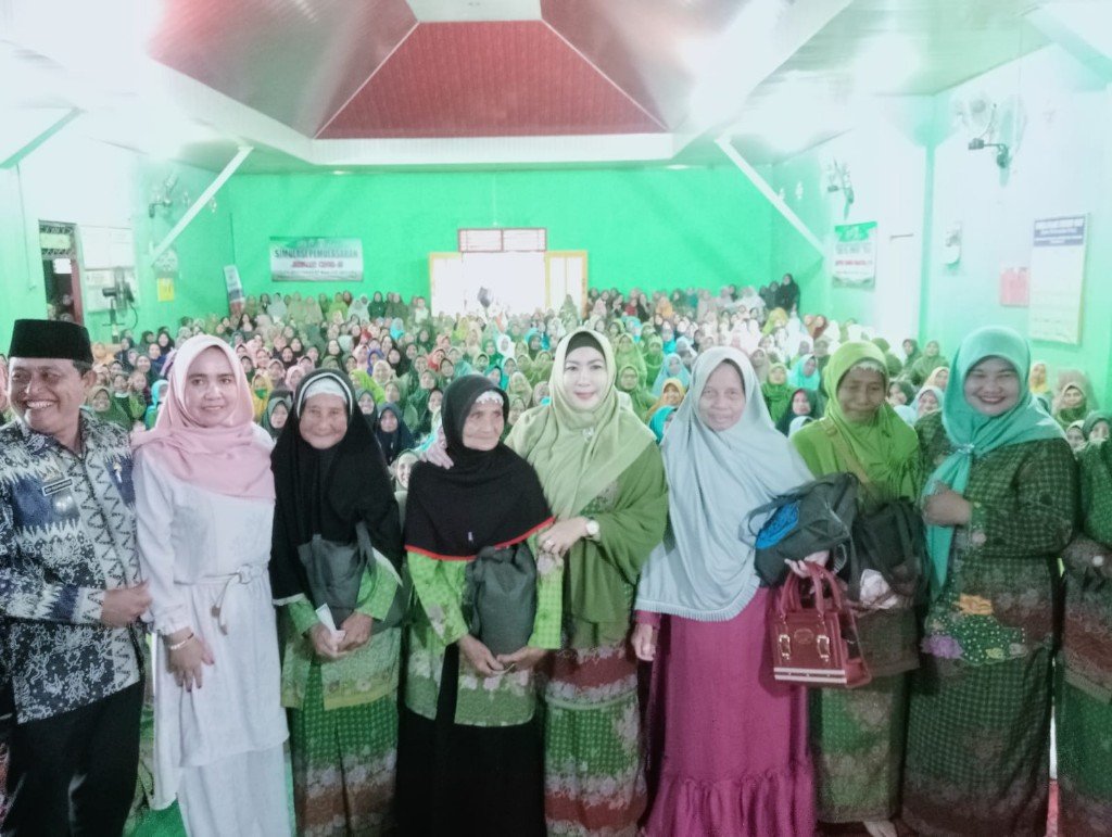 Bupati Tanggamus Hadiri Pengajian Rutin Muslimat NU se-Kecamatan Wonosobo