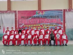 BUPATI TANGGAMUS MELEPAS KONTINGEN KABUPATEN TANGGAMUS MENUJU PORPROV IX/2022 LAMPUNG