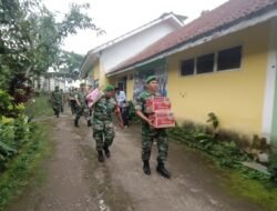Jelang HJK & HUT Kodam V/Brawijaya Kodim Mojokerto Santuni Yayasan Yatim Sejahtera Villa Durian