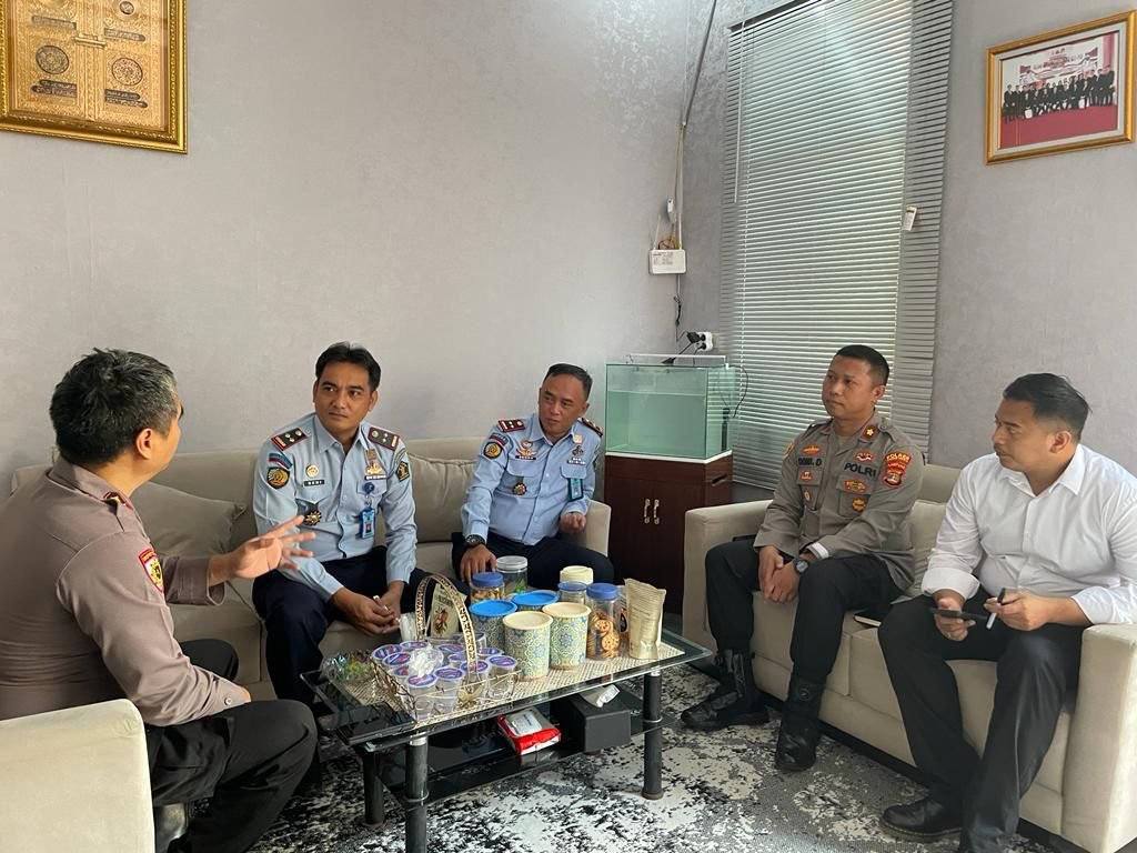 Jaga Sinergitas Criminal Justice System, Kalapas Kotaagung Temui Kapolres Pringsewu