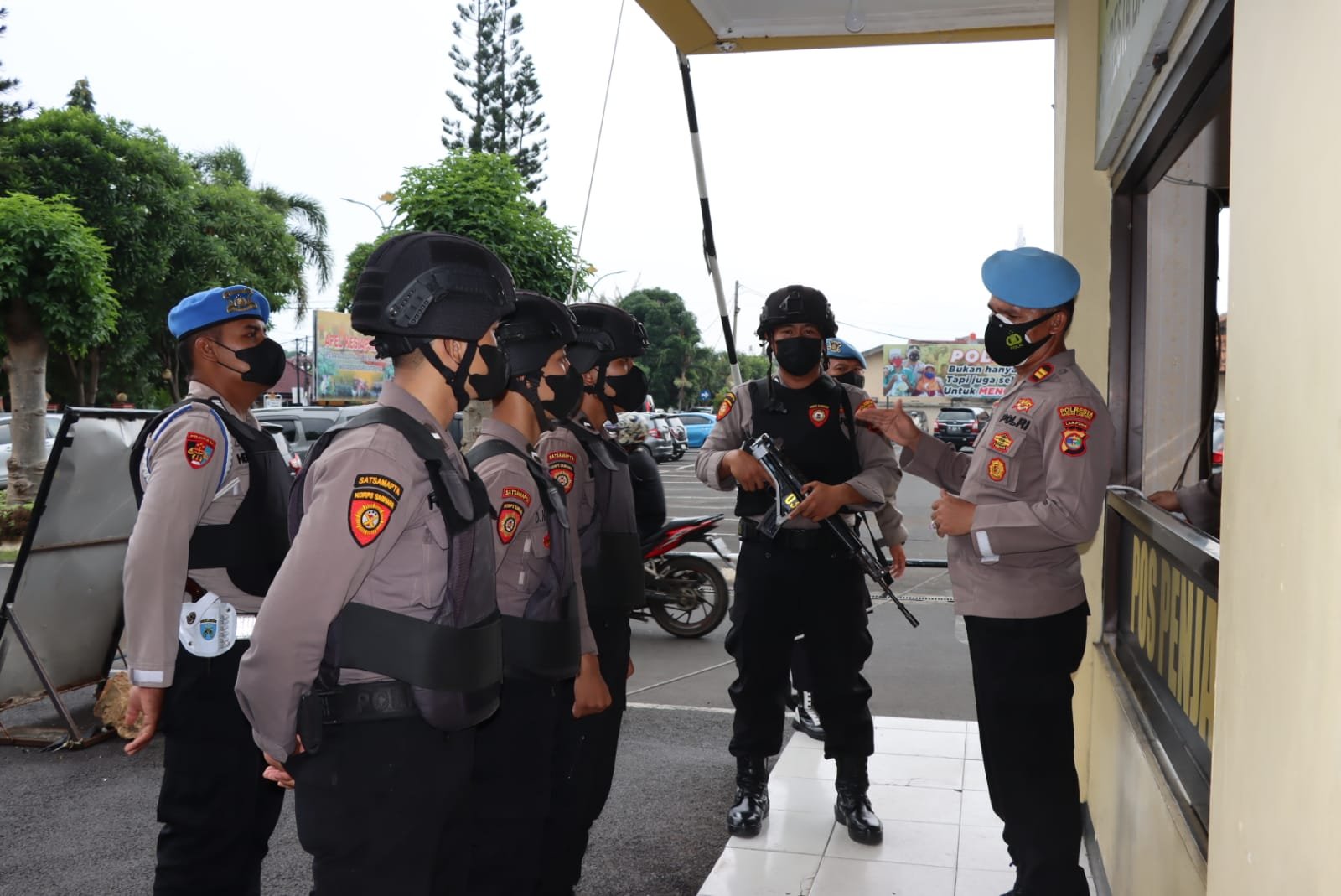 Antisipasi Teror Bom, Polresta Bandar Lampung Tingkatkan Kewaspadaan