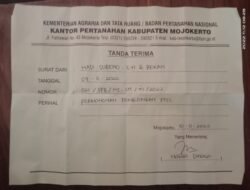 Mafia Tanah di Desa Temon Dilaporkan ke Polres Mojokerto dan Kejari Mojokerto