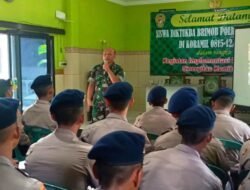 Implementasi Membangun Sinergitas Kemitraan Siswa Diktukba Polri Gelombang II TA. 2022 di Koramil 0815/12 Ngoro