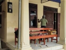 Jelang Hari Raya Natal, Koramil Gondang Gelar Karya Bakti Di Gereja