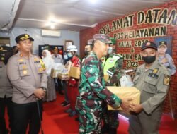 Dandim Mojokerto Bareng Forkopimda Pantau Langsung Situasi Perayaan Natal 2022
