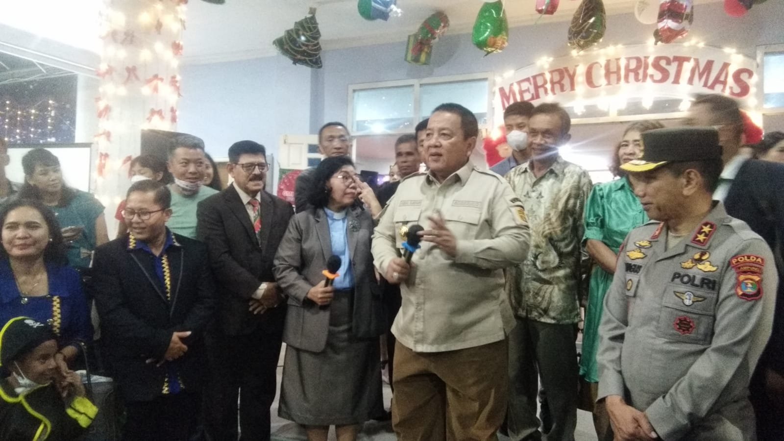 Kapolda Lampung Bersama Polresta Dan Forkopimda Lakukan Pemantauan Malam Natal