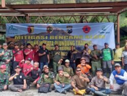 Koramil Trawas Bersama Perhutani dan Stakeholder Lakukan Mitigasi Kawasan Wana Wisata Dlundung