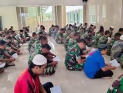 Prajurit dan PNS Kodim 0815/Mojokerto Serentak Adakan Refleksi dan Renungan Akhir Tahun 2022