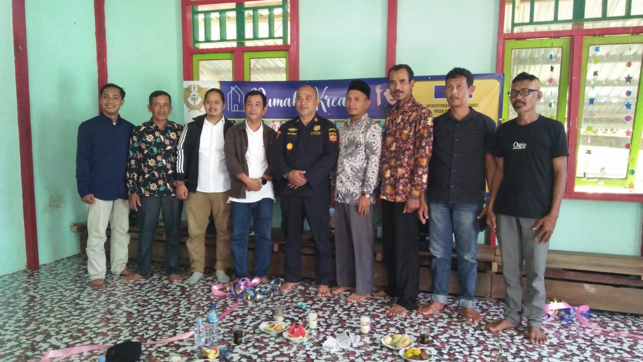 Anggota DPRD Tanjabbbar Syufrayogi Syaiful Hadiri Rumah Kreatif Ciptaan Pemuda Sungai Gebar Dan Bea Cukai