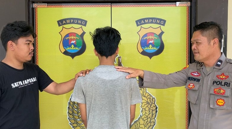 Residivis Pencurian, Tersangka Penipuan dan Penggelapan Sepeda Motor Ditangkap Polsek Kota Agung