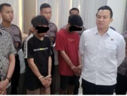 Polres Nganjuk Amankan Perusak Ornamen Tugu Asmaul Husna