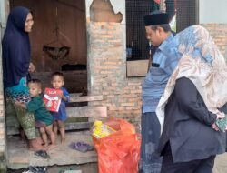 Calon Bupati Aceh Timur Tahun 2024 Dari Partai Nasdem Oyong Sambangi Anak Kembar tiga