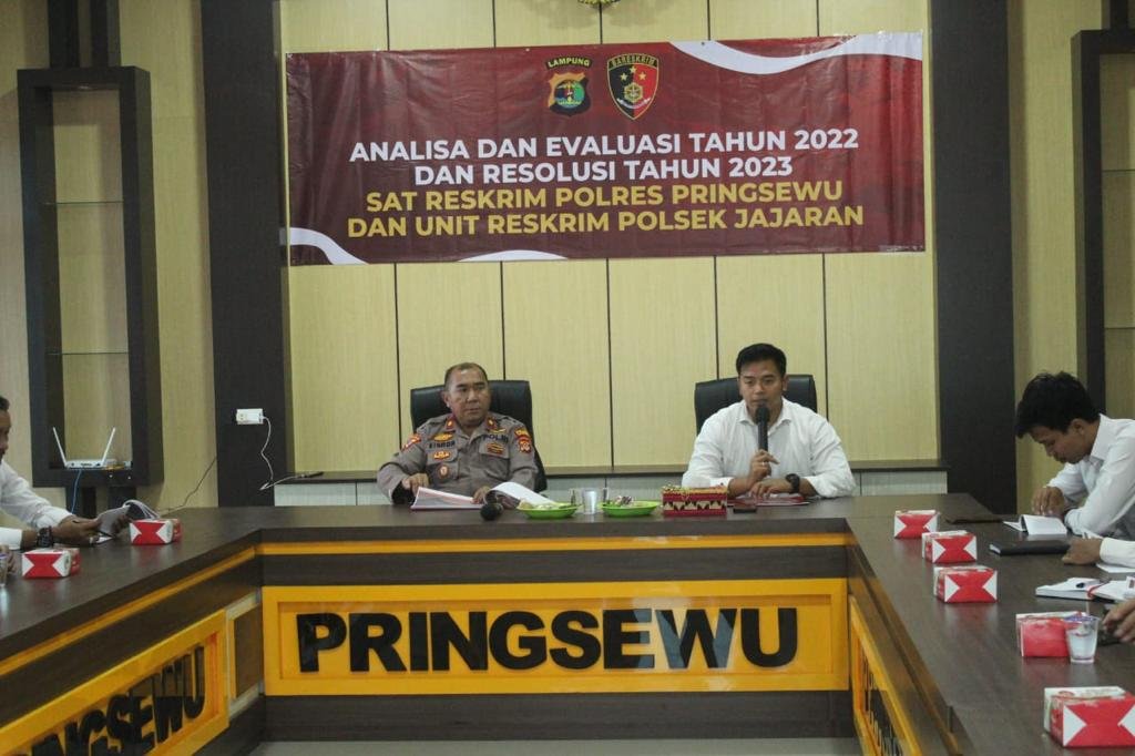 Tahun 2023, Satreskrim Polres Pringsewu Optimalkan Pelayanan Penyidikan