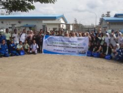 PULUHAN PELAJAR DAN GURU DATANGI LOKASI CPP MEDCO E&P DI ACEH TIMUR