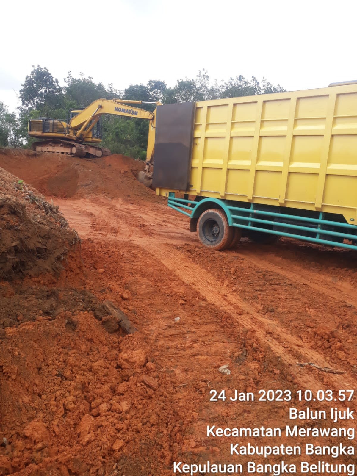 Diduga Ilegal, Lahan Pribadi di Pangkal Pinang Dijadikan Lahan Bisnis Penjualan Tanah Puru