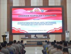 Kapolda Lampung Berikan Arahan untuk Personil Bhabinkamtibmas