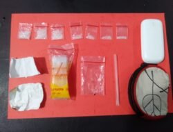 Petugas Satres Narkoba Polres Lampung Utara Amankan Terduga Pelaku Narkoba