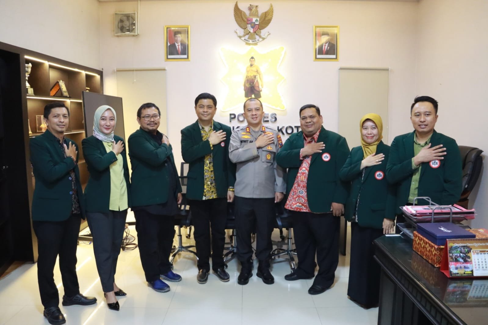 Kapolresta Mojokerto Gandeng IDI Mojokerto Dalam Bakti Kesehatan