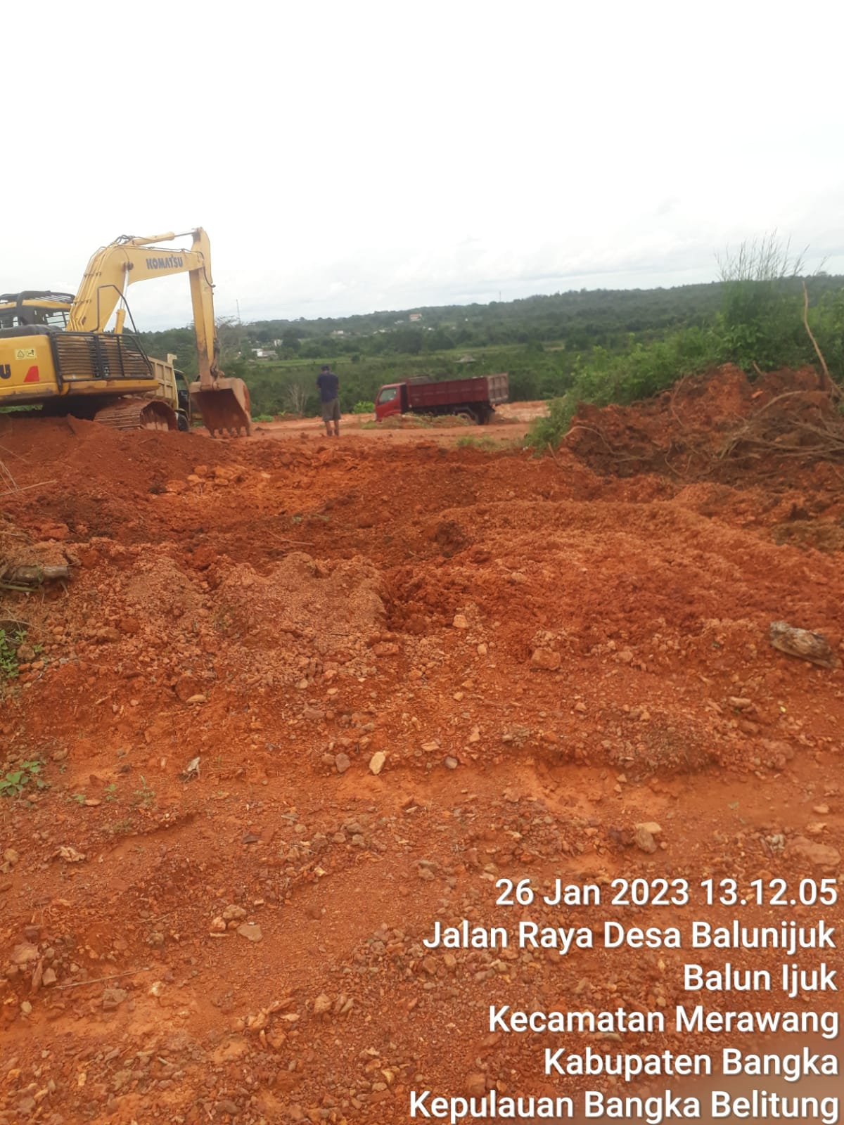 Penambang Pasir Tanah Puru Ilegal di Pangkal Pinang Semakin Merajalela