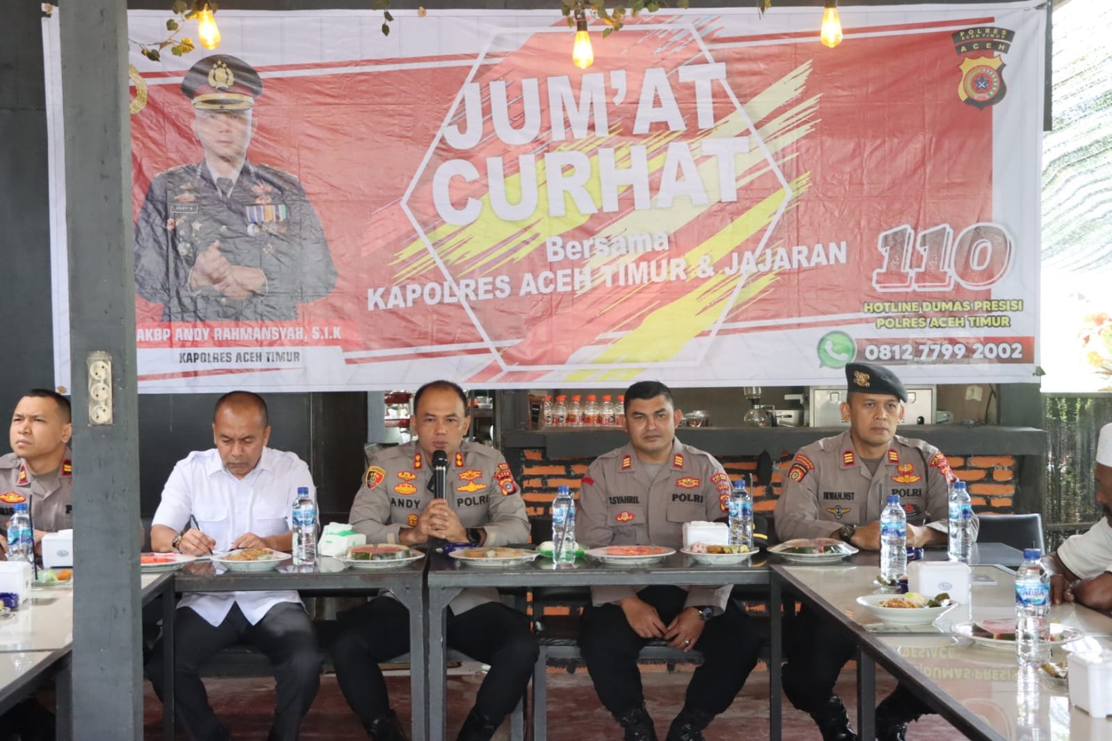Gelar Jumat Curhat, Kapolres Aceh Timur: Cara Kami Dekatkan Diri Dengan Masyarakat