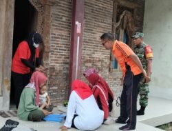 Turunkan Stunting Koramil Gedeg Bareng UPT Puskesmas Lakukan Pengecekan Balita Hingga Bumil