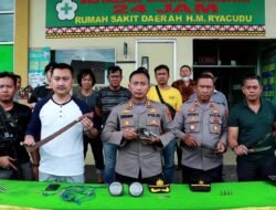 Kapolres Lampung Utara Tangkap Pelaku Curas Hewan Ternak Bersenjata Api