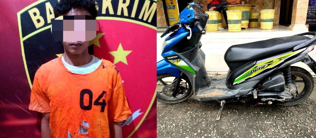 Curanmor di Halaman Masjid, Pelaku Berhasil Diringkus Polsek Terbanggi Besar