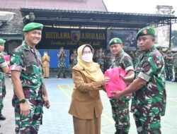 Sambut Personel Purna Tugas Satgaster, Kodim Mojokerto Hadirkan Kadinkes Hingga Teken MoU Pencegahan Malaria