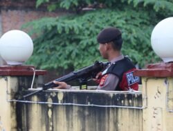 Tingkatkan Kewaspadaan, Polres Aceh Timur Simulasi Sispam Mako