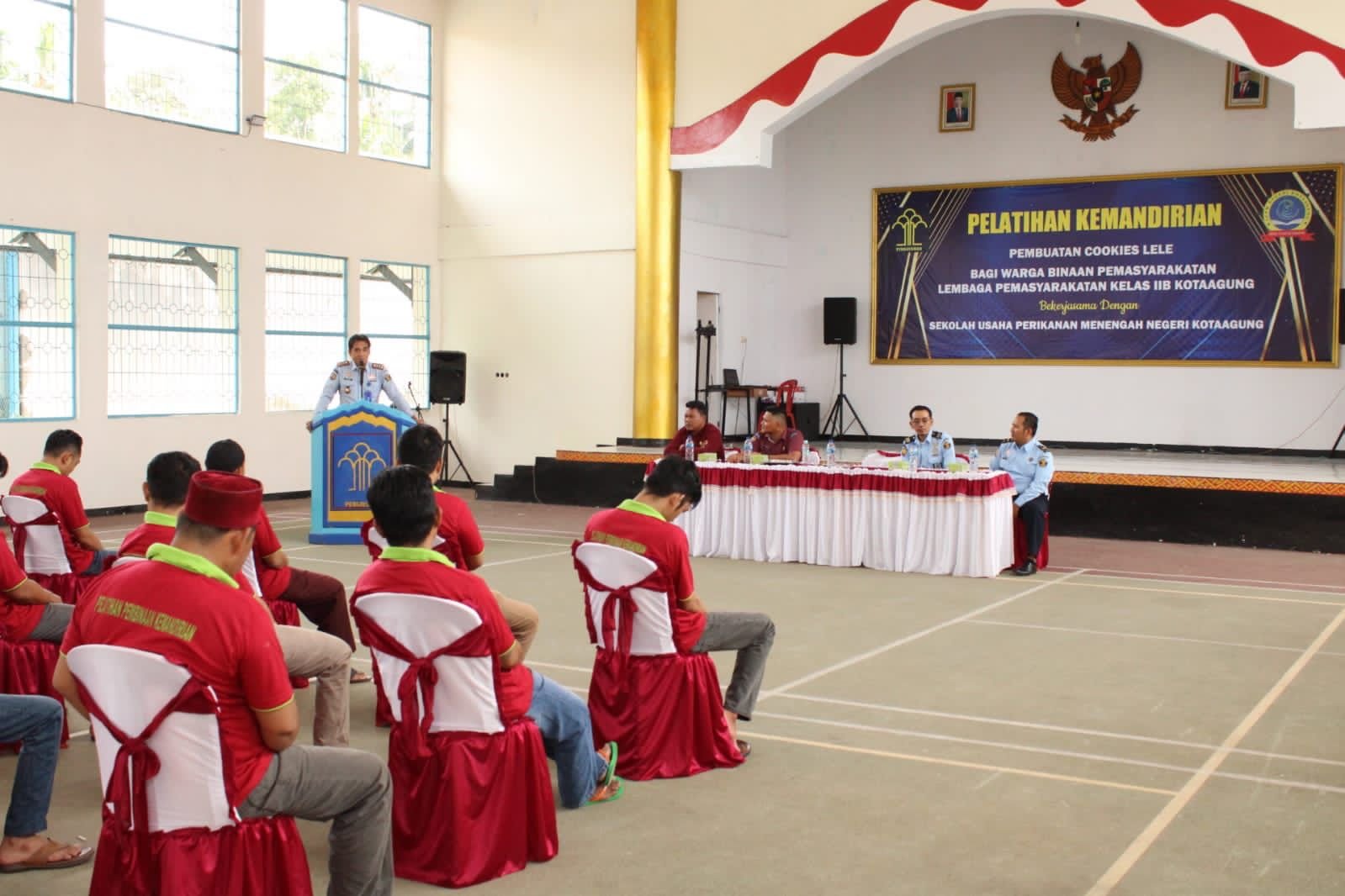 Sulap Ikan Lele Jadi Biskuit, WBP Lapas Kotaagung Ikuti Pelatihan Pembuatan Cookies Bersama SUPM Kotaagung