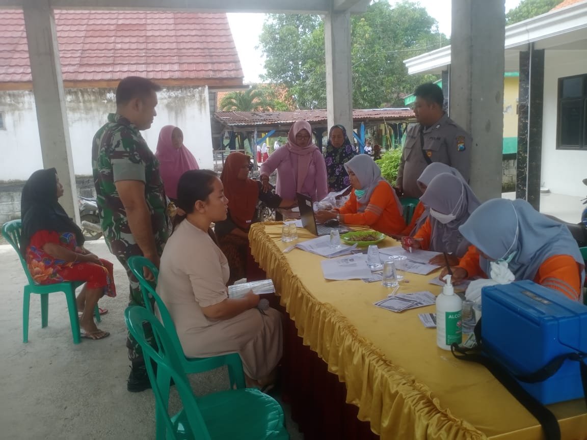 Koramil Dawar Lanjutkan Layanan Vaksinasi Booster