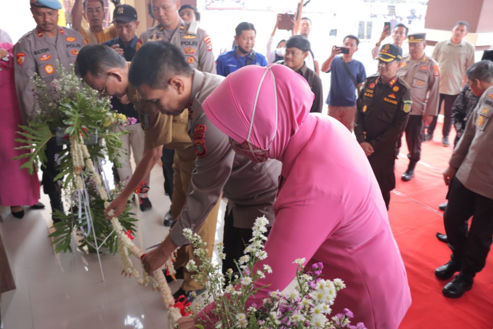 Kapolda Lampung Resmikan Gedung Mapolres Pringsewu