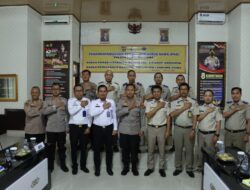 Penandatanganan Perjanjian Kerja Sama Polres Lampung Utara Bersama BPN Kabupaten Lampung Utara Dan BAPAS KLS II