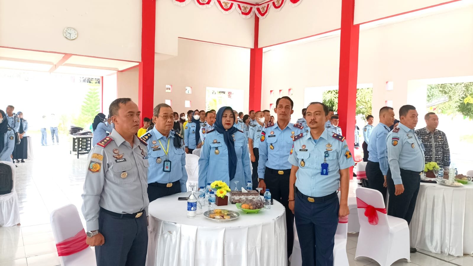 Tingkatkan Kualitas Makanan Bagi WBP, Karutan Kota Agung Dan Jajaran Ikuti Pelatihan Jasa Boga Di Lapas Gunung Sugih