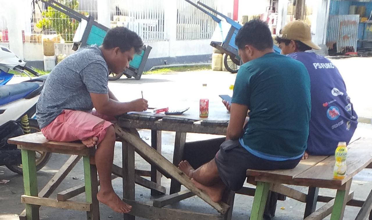 Sarang Judi Online Berada di Pelabuhan Perikanan Desa Panamboang Halsel