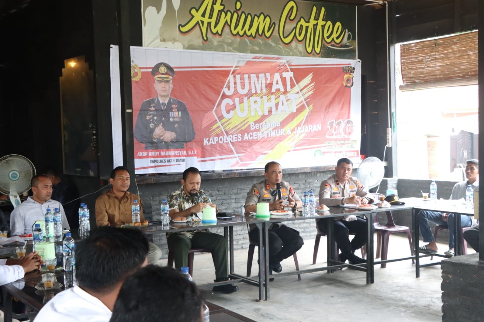 Jum’at Curhat, Kapolres Aceh Timur Dengar Langsung Aspirasi Masyarakat Peudawa