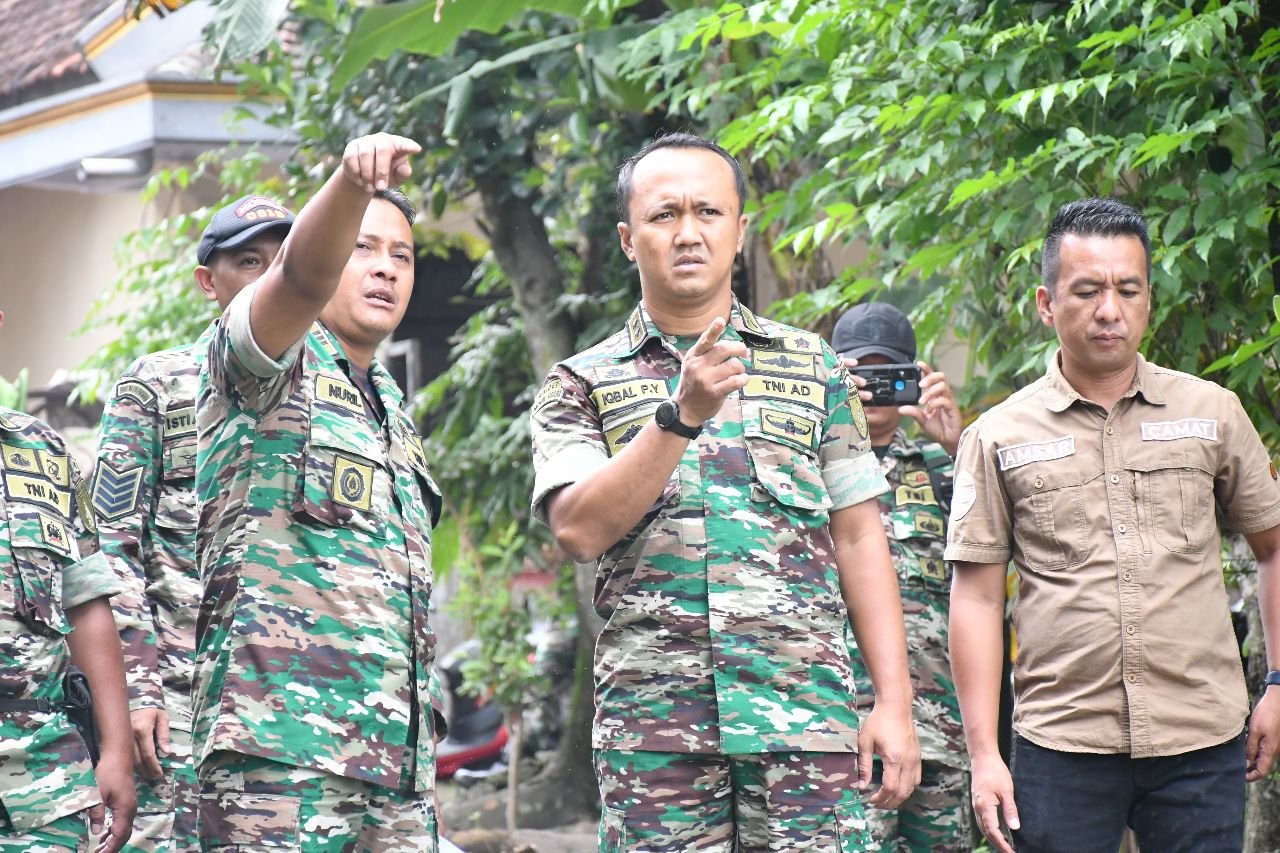 Dandim 0815/Mojokerto Tinjau Bakal Lokasi TMMD Reguler Ke-116 Tahun 2023