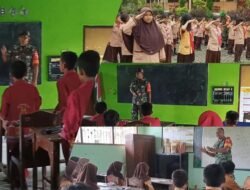 Babinsa Kepuharum Koramil Kutorejo Masuk Sekolah Bekali Pelajar Wawasan Kebangsaan