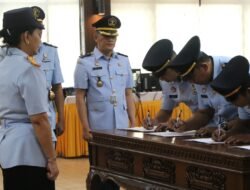 Kalapas Kotaagung Dan Jajaran Ikuti Pelantikan Pejabat Eselon V Kanwil Kemenkumham Lampung