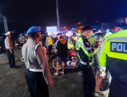 Polisi Amankan Puluhan Kendaraan R2 Berknalpot Brong di Tulungagung