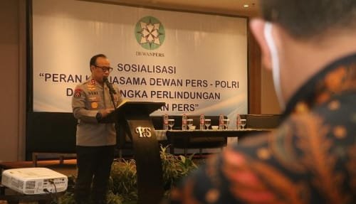 Polri dan Dewan Pers Sosialiasi Perlindungan Kemerdekaan Pers di Medan