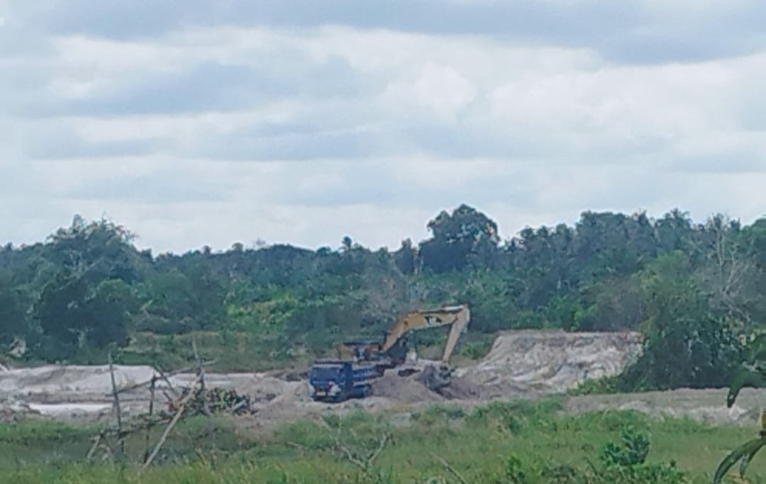 Diduga Ilegal, Tambang Pasir di Bangka Terus Beroperasi Tanpa Kendala