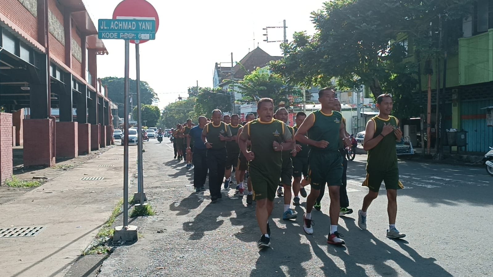 Diusulkan KP Reguler, Puluhan Personel Kodim 0815/Mojokerto Bina Fisik
