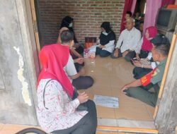 Cegah Gizi Buruk Babinsa Koramil Gedeg Bareng UPT Puskesmas Kontrol Bumil Hingga Bagikan Makanan Tambahan