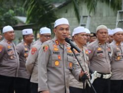Kerahkan Anggota, Kapolres Aceh Timur Bangun Asrama Santriwati