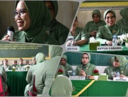 Ketua Persit Cabang XXX Kodim 0815 Kunjungi Ranting Jajaran, Sampaikan Pesan Ini